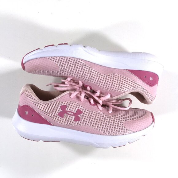 Under Armour Surge 3 Running Shoes Womens Size 8 Pink 3024894-603 - Picture 2 of 10